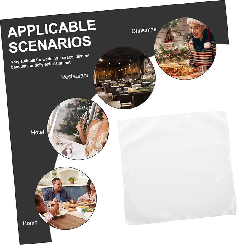 مناديل عشاء الفالنتاين 10 أوراق، مناديل ناعمة ماصة للمطعم والمطبخ والزفاف - Image 3